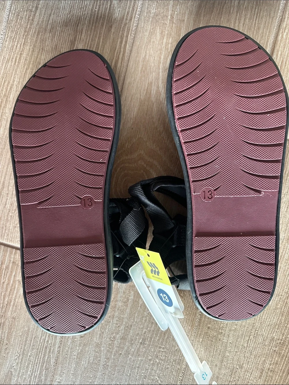 Target Black Adjustable Outdoor Sport Sandals NWT
